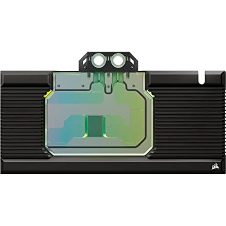 Corsair Hydro X Series XG7 RGB 4090 Trio GPU Water Block - für MSI GeForce RTX™ 4090 Gaming Trio Karten - Vernickeltes Kupfer - Inklusive Backplate & 5V ARGB Adapterkabel - Schwarz – Bild 1