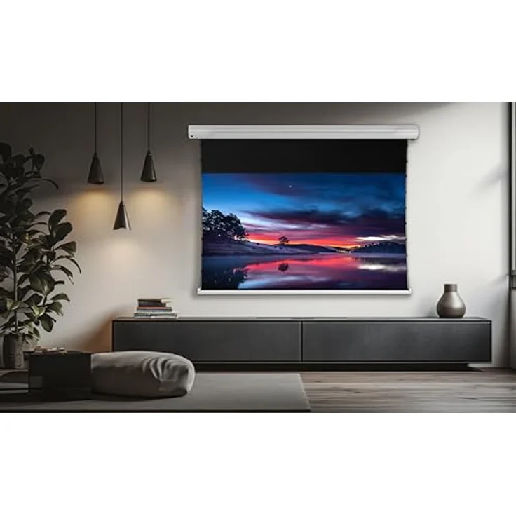 Celexon Leinwand Motor HomeCinema Plus Tension - CLR UST, 100" weiß (100", 16:9) – Bild 4