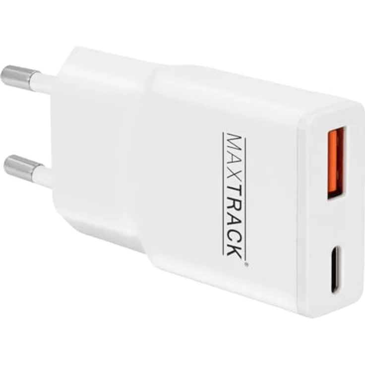 MAXTRACK Schnellladegerät MQ2L, 30W, 2 Port USB-C & USB-A, GaN-Technologie, PD 30W & QC 3.0, ultra-flach 1,5 cm – Bild 3