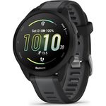 Garmin Forerunner® 165 Musik, Lauf-Smartwatch, buntes AMOLED-Display, Trainingsmetriken und Wiederherstellungseinblicke, Musik am Handgelenk, Schwarz