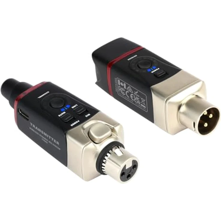 Xvive U35, 5,8 GHz kabelloses Mikrofon, Schwarz – Bild 3