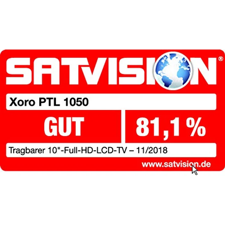 Xoro PTL 1050 26 cm (10 Zoll) Camping-TV LED TV (WSVGA, kein HDR) DVB-T/-T2 (Antenne) Modelljahr 2017 Energieklasse E – Bild 12