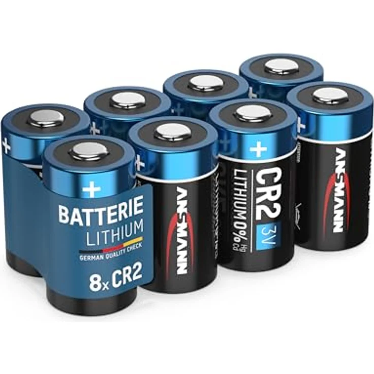 ANSMANN CR2 3V Lithium Batterie – 8er Pack CR2 Batterien geeignet für Haushaltsgeräte, Messgeräte und mehr – Einwegbatterie – Bild 2