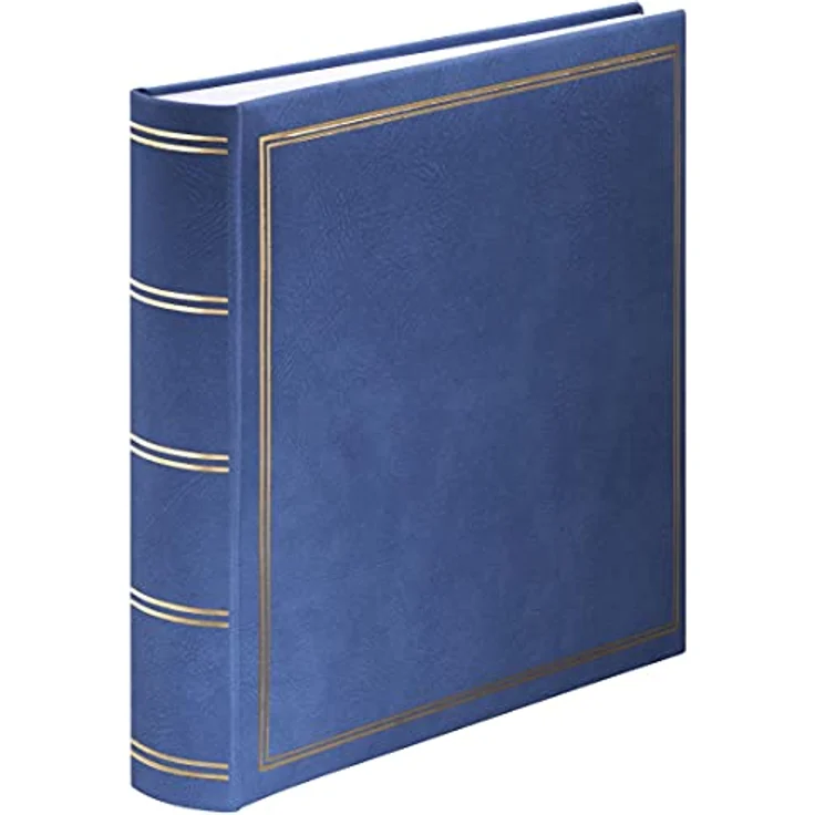 Hama Jumbo-Album London, 30x30 cm, 80 weiße Seiten, Blau – Bild 2