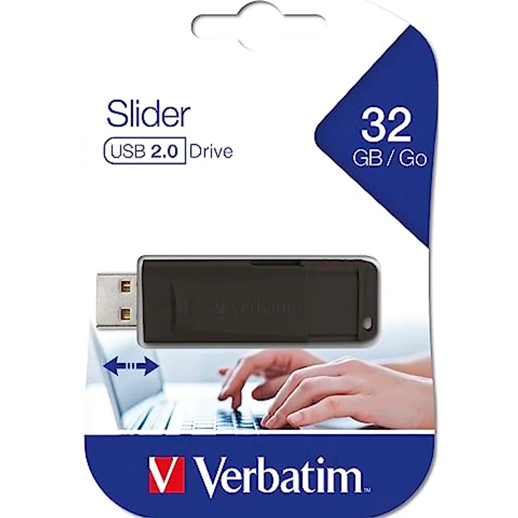 Verbatim Store 'n' Go Slider schwarz 32GB (98697) – Bild 5
