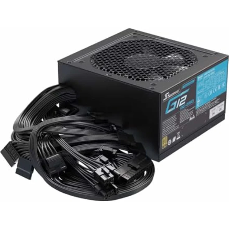 Seasonic G12 GC 80 PLUS Gold Netzteil - 750 Watt, schwarz, Effizientes ATX-Netzteil, 120-mm-Lüfter mit Hülsenlager – Bild 6