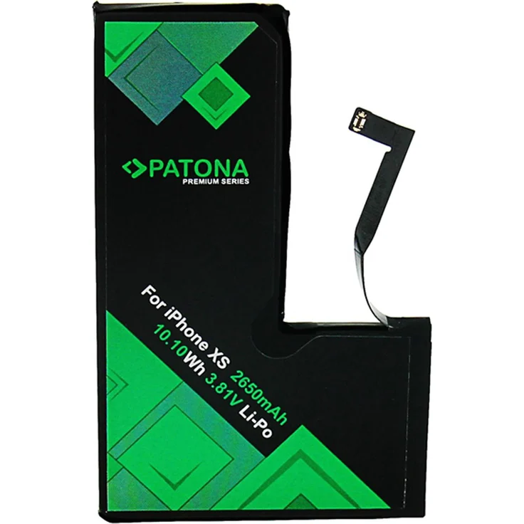 Patona Premium Akku für Apple iPhone XS, 2650 mAh, inkl. Werkzeugset, sicher und langlebig