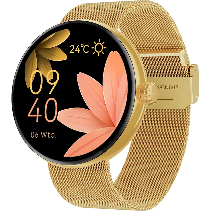 FOREVER Smartwatch Forevive 5 SB-365 Gold, Damen Smartwatch