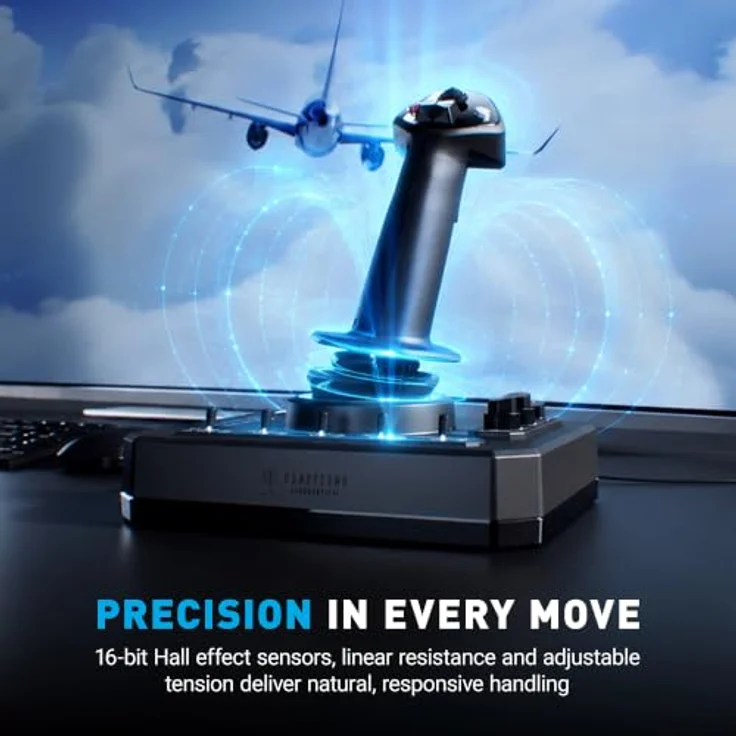 HONEYCOMB Foxtrot Takeoff Kit, Joystick für PC und Mac, kompatibel mit MSFS 2020 und xPlane – Bild 3