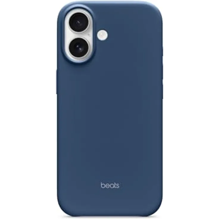 Beats iPhone 17 Case mit MagSafe und Kamerasteuerung, Matte Außenseite, Innenfutter aus Mikrofaser – Felsblau
