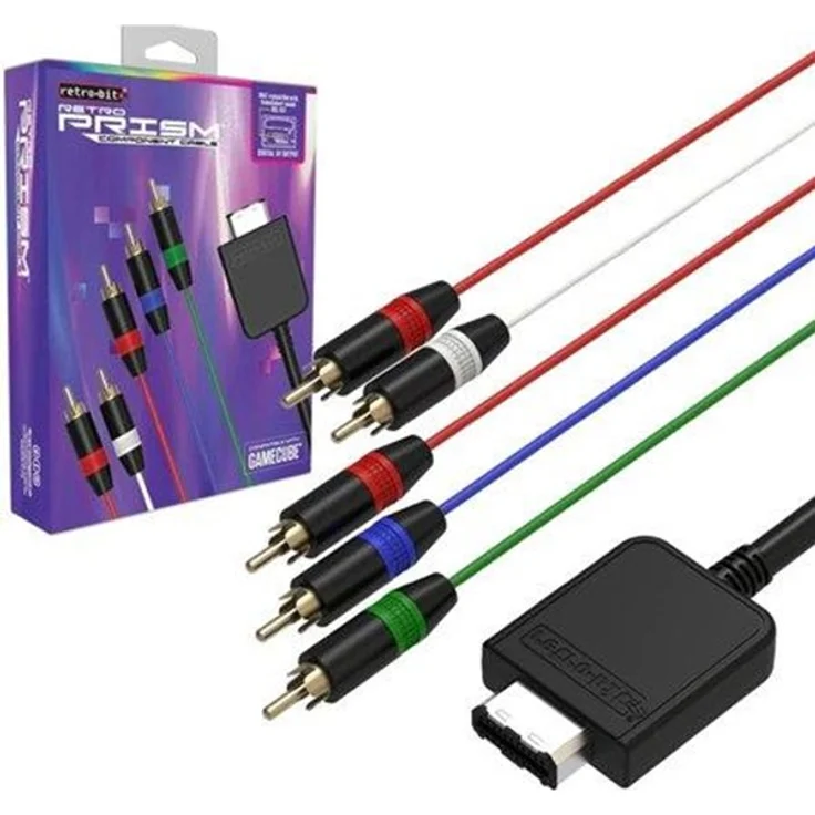 Retro-Bit Prism Component Cable für GameCube, 1.8m mit Unterstützung für 576p, kompatibel mit DOL-001 Modell – Bild 7