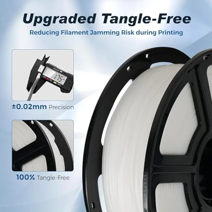 FLASHFORGE Hochgeschwindigkeits-PETG-Filament, 1,75 mm, 500 mm/s, reibungslose Extrusion, 1 kg (Gebranntes Titan) – Bild 3