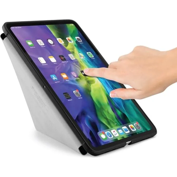 Pipetto iPad Air 10.9 Origami Case, Tablet Hülle mit Origami-Funktion, Schwarz – Bild 2