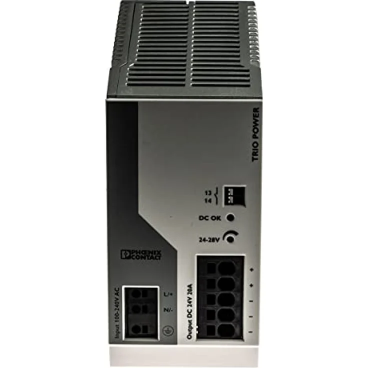 Phoenix Contact TRIO POWER Stromversorgung 1AC/24DC/20, 20 A, Push-in-Anschluss, für Maschinenbau, robust und platzsparend – Bild 4