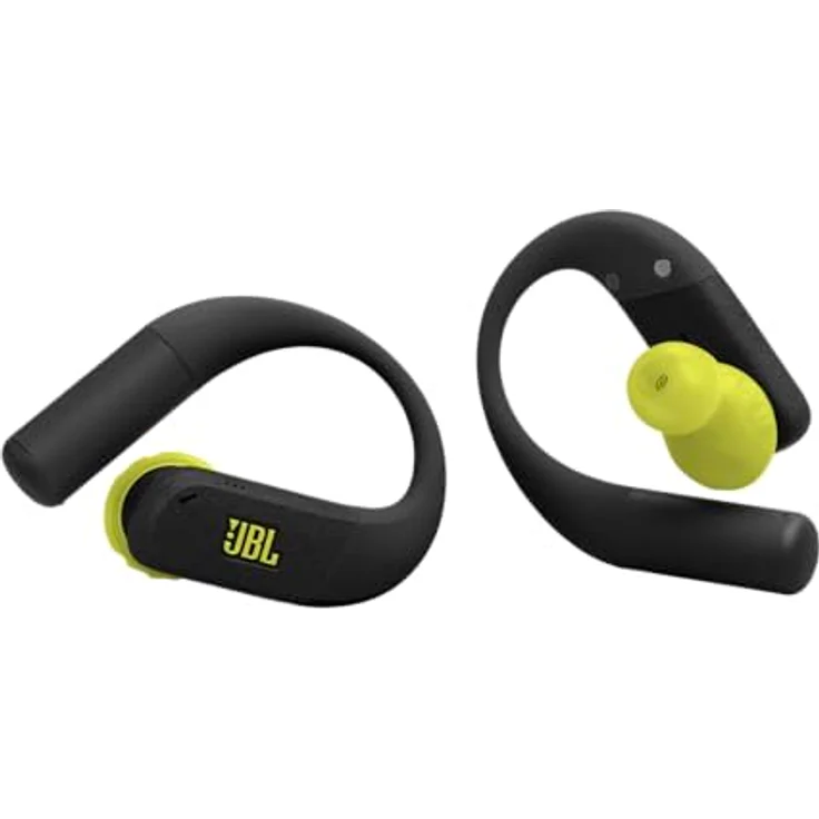 JBL Endurance Peak 4, In-Ear-True-Wireless-Sport-Kopfhörer mit Noise Cancelling, 48 h Akkulaufzeit, IP68 Schutz, Schwarz/Limette – Bild 2