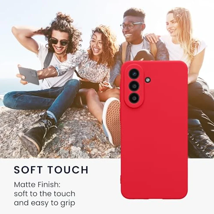 kwmobile Handyhülle für Samsung Galaxy A57 5G - Flexibles Silikon Case in Neon Pink, rutschfest und reißfest mit präzisen Ausschnitten für Kamera und Anschlüsse – Bild 4