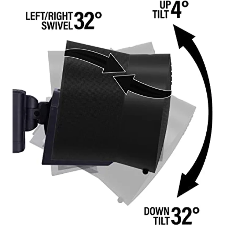 SANUS Wandhalterung für Sonos ERA300, mit Neige- und Schwenkfunktion, schwarz – Bild 3