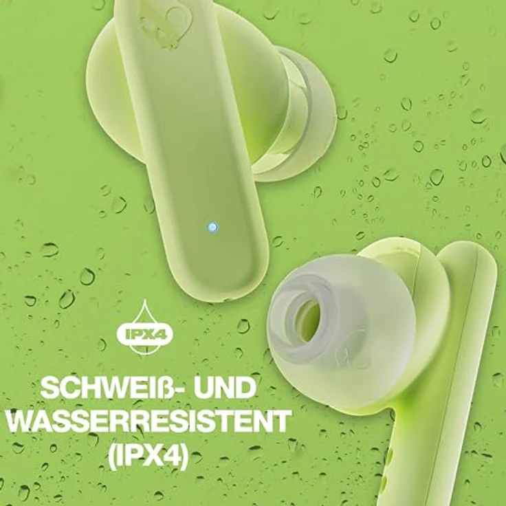 Skullcandy Smokin' Buds In-Ear Wireless-Kopfhörer, 20 Std. Akkulaufzeit, Mikro, kompatibel mit iPhone, Android und Bluetooth-Geräten - Matcha – Bild 5
