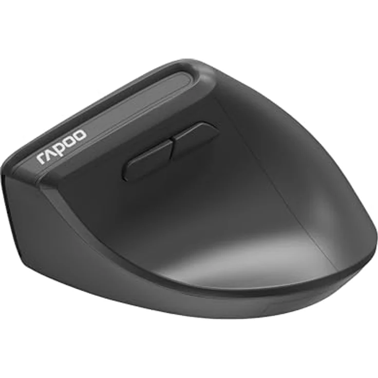 Rapoo EV310M, Optische Büro Maus mit 2400 DPI, Vertikale Ausführung, RF Wireless + Bluetooth, Schwarz – Bild 2