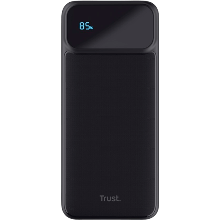 Trust Avala Powerbank 10.000mAh, Schnellladegerät in Schwarz