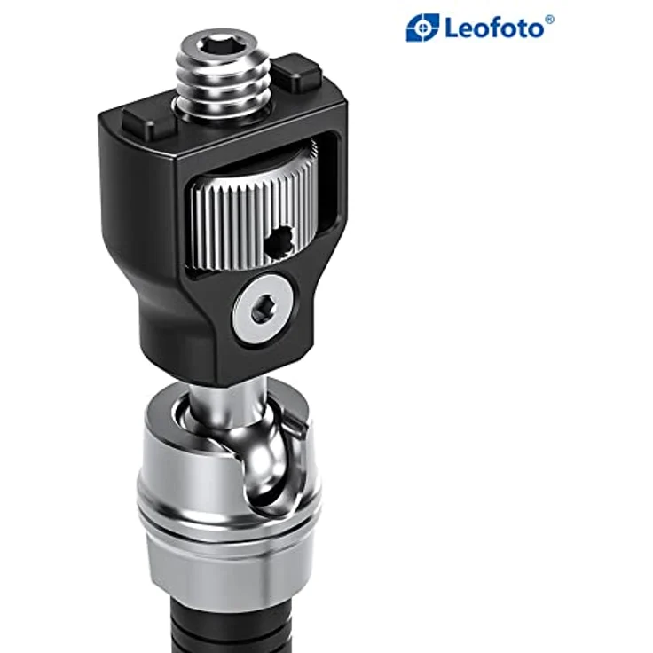 LEOFOTO Gelenkarm AM-5 KIT, Kamera-Zubehör mit 6 kg Tragkraft, inkl. zwei Adaptern, 120 mm zusammengeklappt – Bild 5
