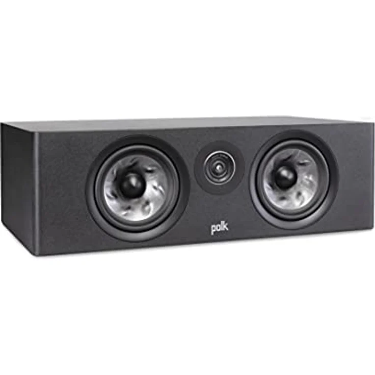 Polk Audio R400 - Riserva Grande Zentrum Spkr, Center-Lautsprecher mit Pinnacle-Ring-Heizkörper-Hochtöner, Turbinenkegeltreibern und Bassreflexgehäuse, schwarz – Bild 2