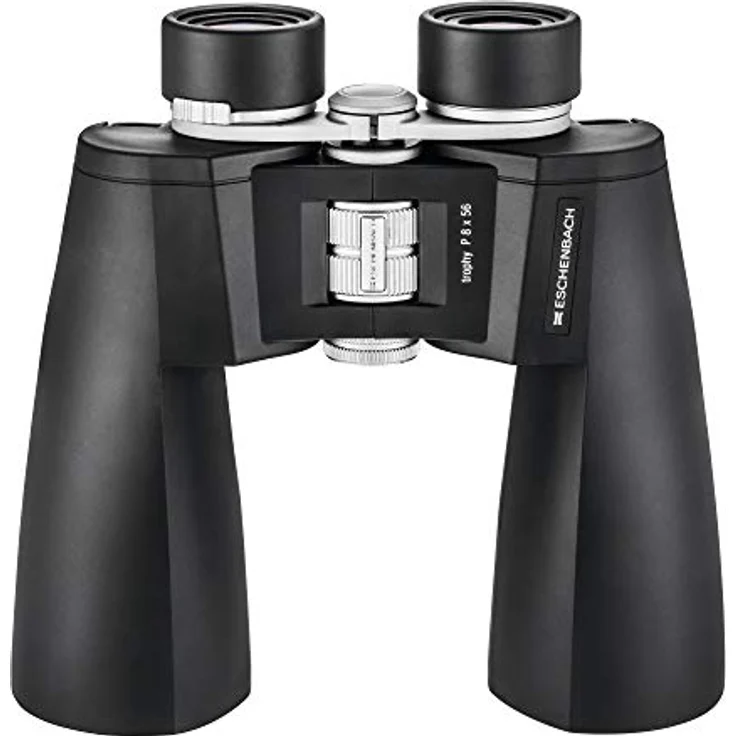 Eschenbach Optik Fernglas Trophy P 8x56, Porro, Jagd, besonders lichtstark, wetterfest, schwarz – Bild 1