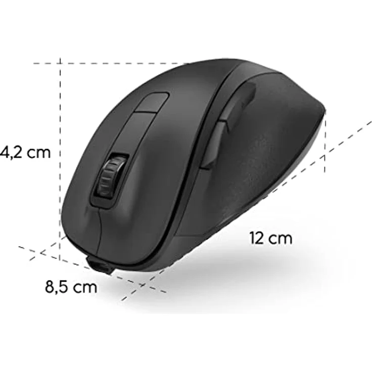 Hama MW-500 Recharge Maus rechts RF Wireless Optisch 1600 DPI (00173032) – Bild 5