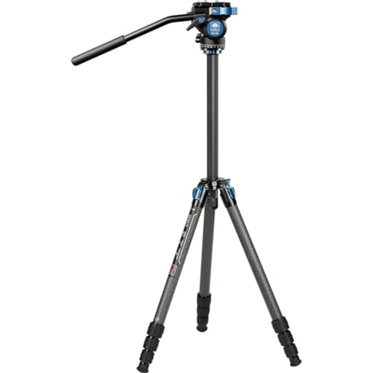 SIRUI ST-124 Superb Travel Dreibeinstativ Carbon mit Videokopf VA-5 ST-Serie – Bild 2