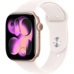 Apple Watch Series 11, 46 mm, 5G Smartwatch mit Bluthochdruck-Monitoring, Schlafindex und bis zu 24 Stunden Akkulaufzeit
