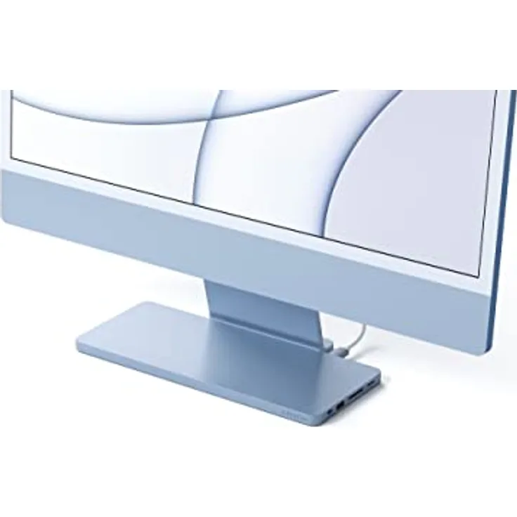 Satechi USB-C Slim Dock für 24 iMac Blau USB-C, mit NVMe-SATA-Gehäuse und schnellem Datentransfer