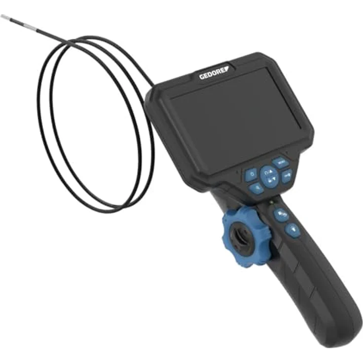 GEDORE Automotive KL-0880-10 K Mikro-Videoskop Ø 3,9 mm, hochauflösende Kamera mit 5,0“ HD Farbdisplay, 8 GB microSD, IP67, Akku 5000 mAh – Bild 3