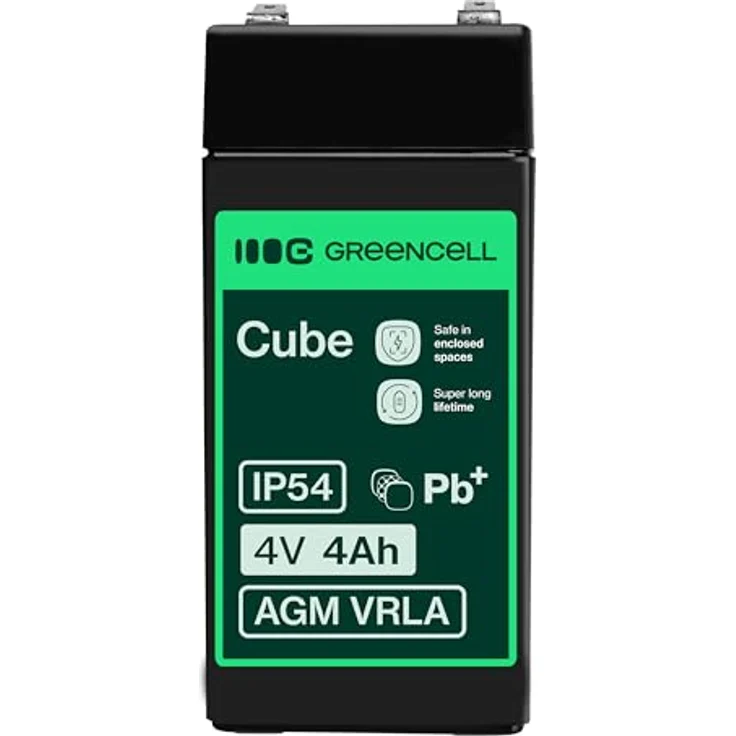 Green Cell AGM Akku AGM37, 12V 4Ah Blei-Batterie für Elektro-Spielzeuge, zyklenfest und vibrationsbeständig – Bild 3