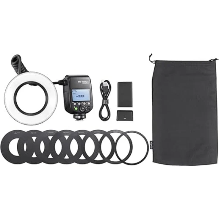 Godox MF R76N TTL, Makroblitz für Nikon mit Wireless-Funktion, schwarzes Blitzgerät – Bild 4
