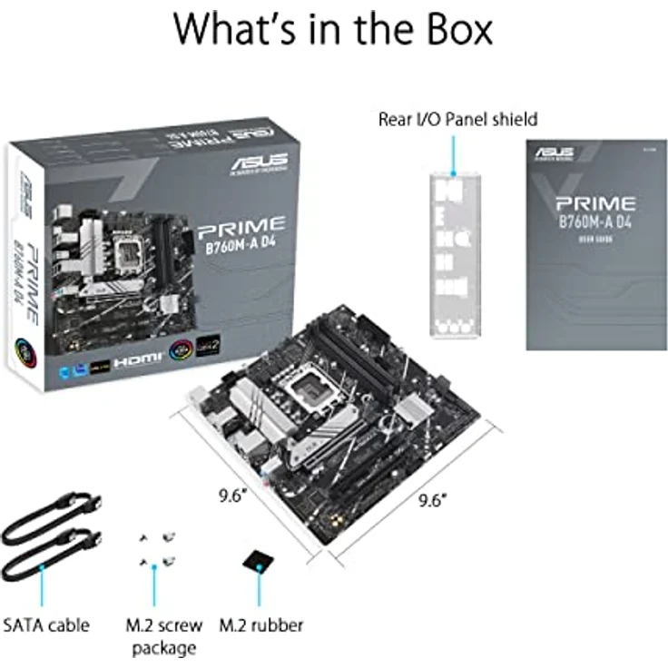 ASUS PRIME B760M-A D4 Gaming Mainboard Sockel Intel LGA 1700 – Bild 6