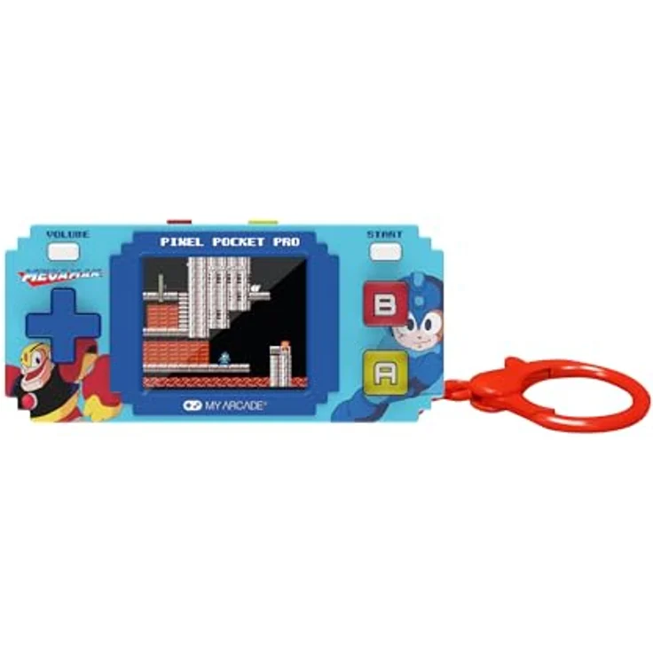 My Arcade Pixel Pocket Pro Mega Man, tragbare Spielkonsole 5,08 cm (2), blau – Bild 3