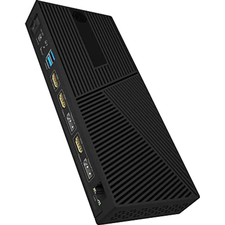 ICY BOX USB-C Docking Station (13-in-1) für 3 Monitore (3x HDMI & 2x DP), 5K 60Hz | 4K 60Hz, 6x USB 3.2 Gen 2 (10Gbit/s) HUB, 100W PD, Gigabit Ethernet, Kartenleser, VESA, IB-DK2246AC – Bild 1
