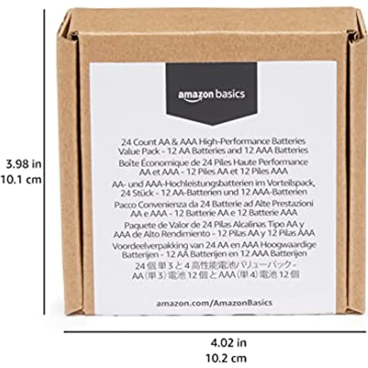 Amazon Basics Leistungsstarke AA- und AAA-Batterien im Vorteilspack, 12 AA-Batterien und 12 AAA-Batterien, 24 Stück – Bild 5