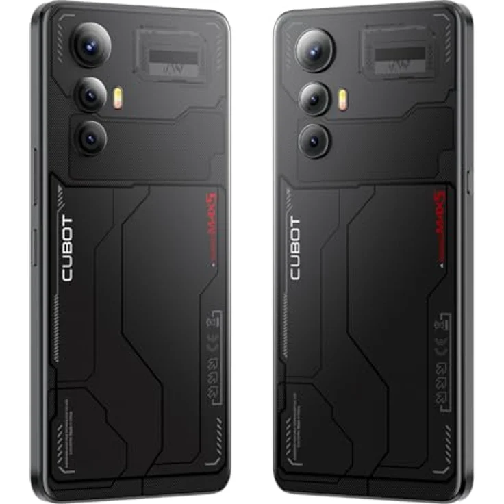 CUBOT MAX 5 – 6,9" FHD+ 144Hz Smartphone, 12GB und 256GB, 100MP Kamera, 5100mAh Akku, Android 14, OctaCore Prozessor, Schwarz – Bild 5