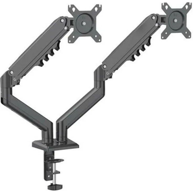Nilox NXDMA02B, Bildschirm-Träger für den Tisch bis 32" mit max. 18 kg, Monitor Halterung, schwarz