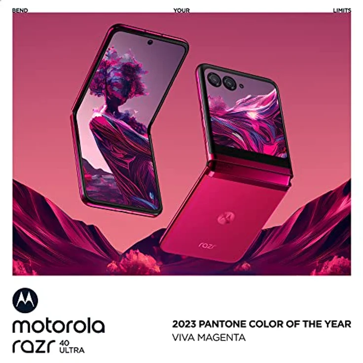Motorola Razr 40 Ultra, 8 + 256 GB, Magenta – Bild 2