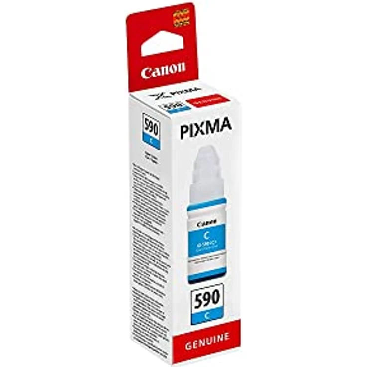 Canon GI-590 Cyan Original Tintenbehälter (Nachfülltinte für Canon PIXMA MegaTank Serie - Modelle PIXMA G3501, PIXMA G4511, PIXMA G1501, PIXMA G2501) – Bild 3