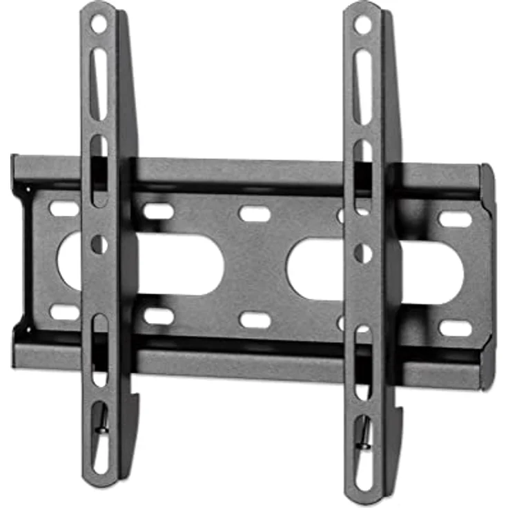 Manhattan 462259 TV-Wandhalterung (Fernseher von 23 bis 42 Zoll (Bildschirmdiagonale), VESA bis 200 x 200, Wandabstand nur 2,5 cm, max. 45 kg) schwarz – Bild 1
