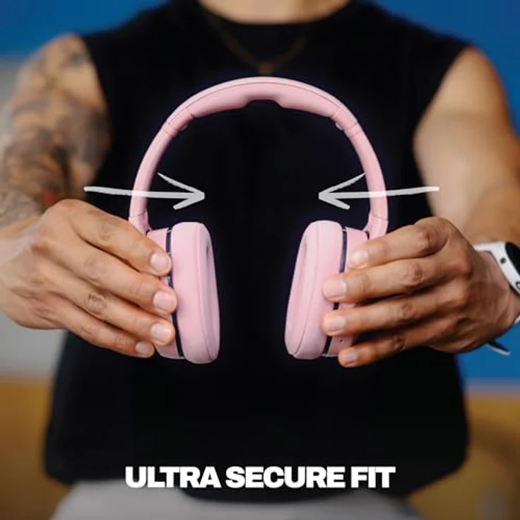 Samsonite Crusher 540 Active, Kabellose Kopfhörer mit 40 Stunden Akkulaufzeit, schweiß- und wasserabweisend, pink – Bild 6
