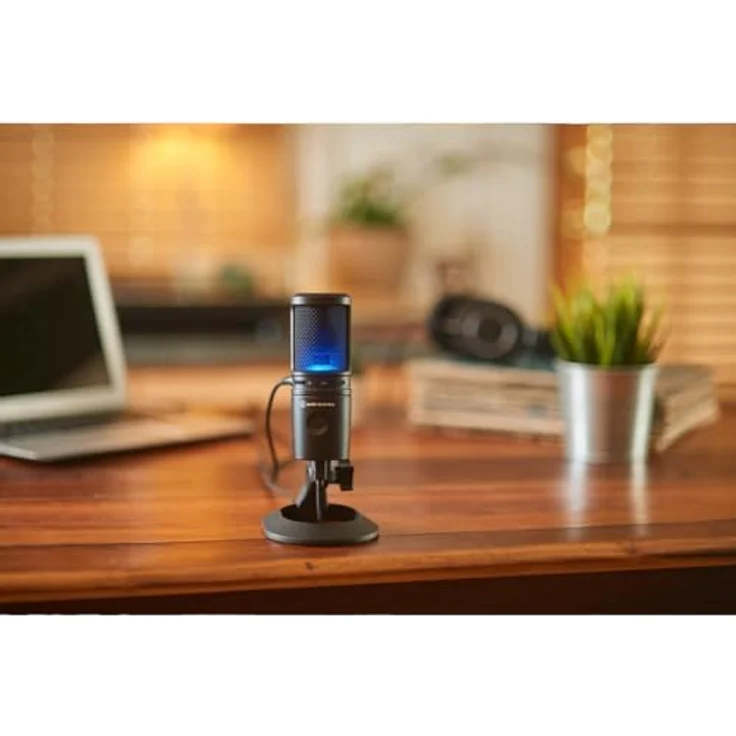 Audio-Technica AT2020USBX Kondensatormikrofon bk, Cardioid Condenser USB Microphone (Studio, Podcasting) – Bild 3