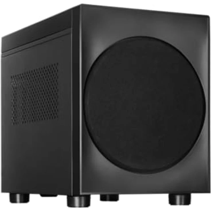 Chieftec Cube M-ATX, PC Gehäuse für Micro-ATX und Mini-ATX, Schwarz, mit 200 mm Frontlüfter und USB-3.0-Anschlüssen – Bild 1