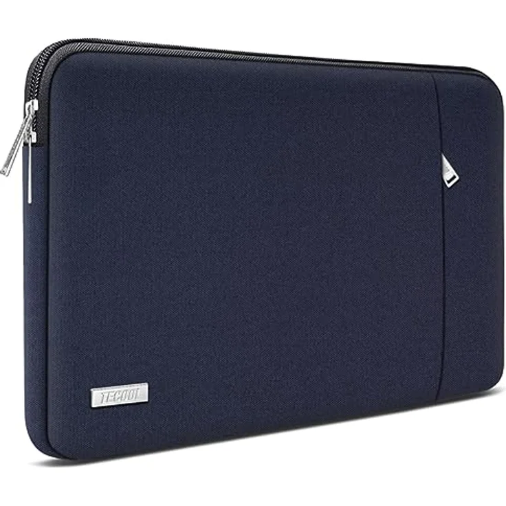 TECOOL Laptop Tasche Hülle für 12,3-13" Surface Pro und MacBook Air/Pro, wasserdichte Schutztasche mit 8 mm Polsterung, dunkelblau – Bild 1