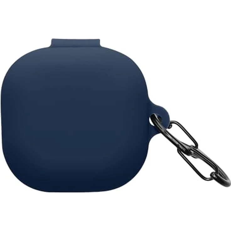 kwmobile Hülle kompatibel mit Samsung Galaxy Buds FE Kopfhörer - Silikon Schutzhülle Etui Case Cover Schoner in Dunkelblau – Bild 1