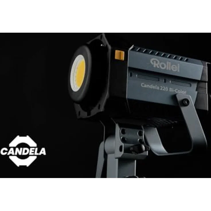 Rollei Candela 220 Bi-Color LED-Licht, 220W für kreative Beleuchtung, Ultrakompakt & Duale Stromversorgung – Bild 2