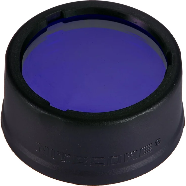 Nitecore Farbfilter blau 26 mm, Aufsteckfilter mit Glaslinse und Kunststoffkappe